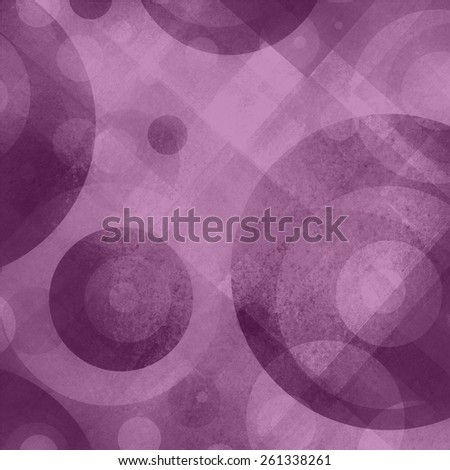 abstract purple pink background design with geometric circles, squares, targets, and rectangles layered in modern art design