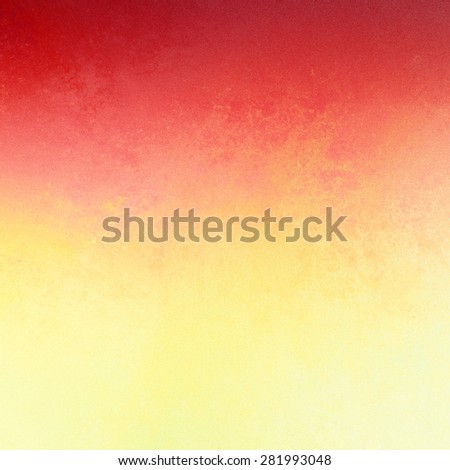 yellow red background grunge design, bright fresh colors and rough distressed texture, blank website or brochure background template for typography text or image