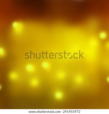 abstract blurred gold backgrounds with bokeh lights and fog