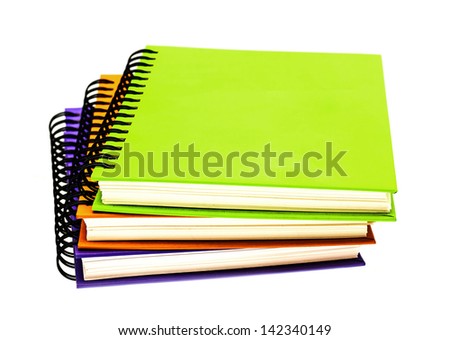 Similar – Image, Stock Photo Spiral notebook with colored pencils and with copy space for your image or text