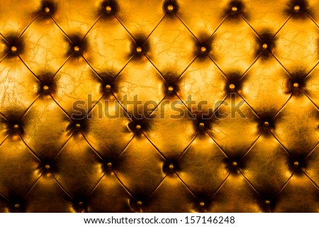 Luxury golden leather close-up background with great detail for background