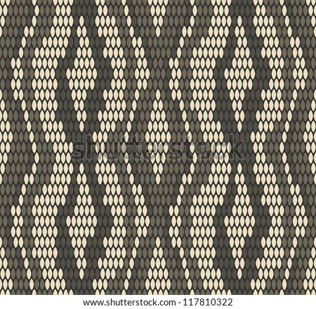 Seamless Pattern. Stylized Snake Skin Texture. 2013 New Year Of The ...