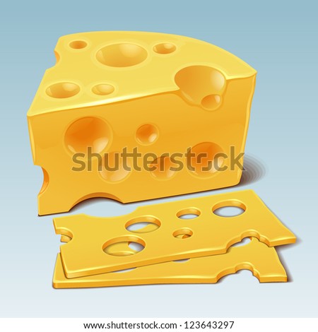 Cheese vector