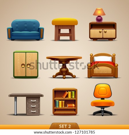 Furniture icons-set 2