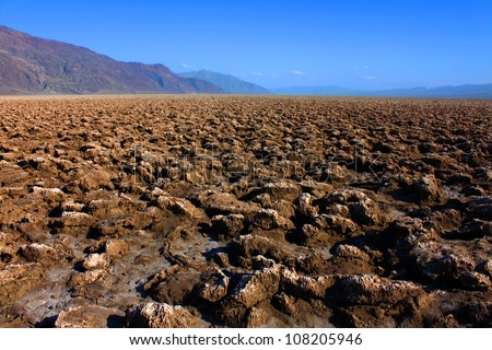 Devils Golf Course in Death Valley National Park California