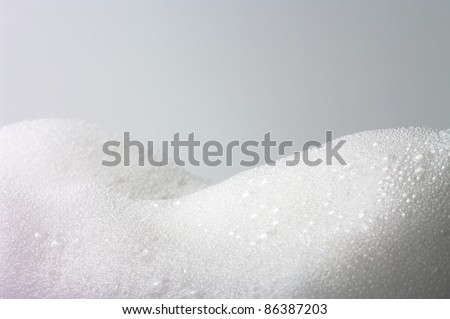 Mountainous soap bubble