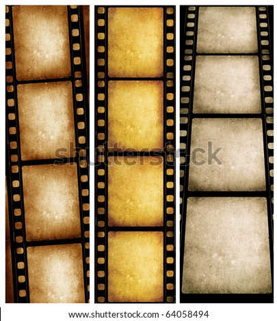 Close Up Of Vintage Movie Film Strip Stock Photo 64058494 : Shutterstock