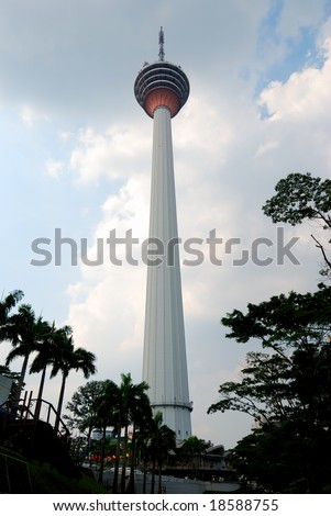 View of TV tower, the highest TV tower in the world