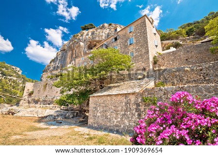 Similar – Image, Stock Photo Monument alley in desert terrain