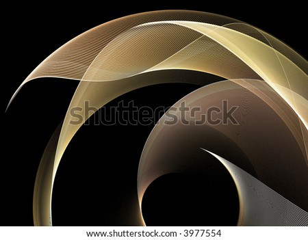 rotated design element on black background