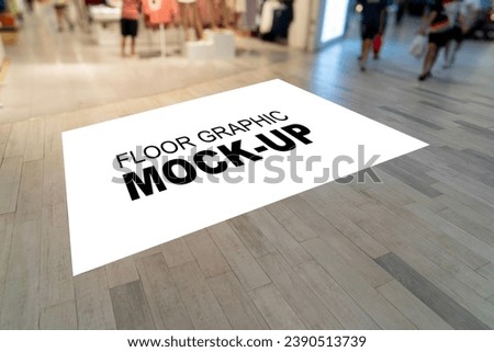 Image, Stock Photo Floor graphics Lifestyle