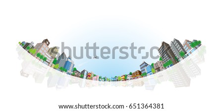 Cityscape Vector Illustration