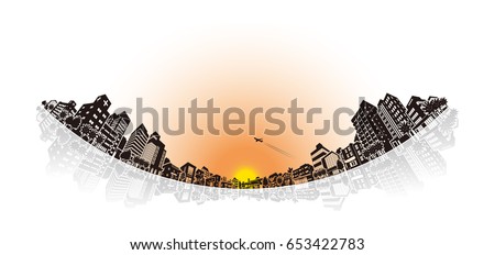 Cityscape Vector Illustration