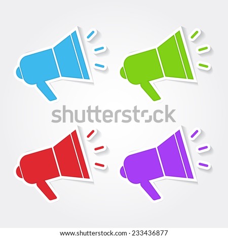 Speaker Phone Colorful Vector Icon Design