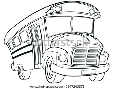 Sketch University School Bus Academy Truck