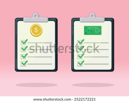 To Do List Money Financial Checks