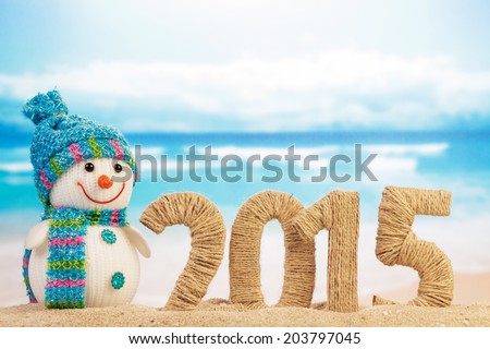 New year 2015 sign