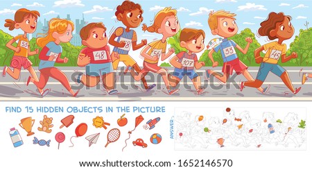 Similar – Image, Stock Photo Hidden road in the forest in spring