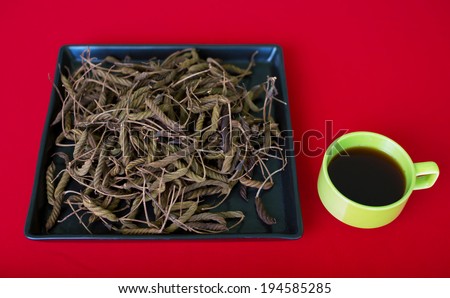 East Indian screw tree (Helicteres isora (L.),bring to boil and drink can have a bitter taste similar to tea.
