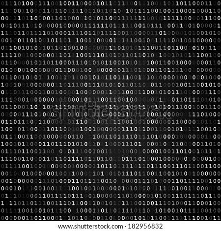 Twinkle binary code screen listing table on black background
