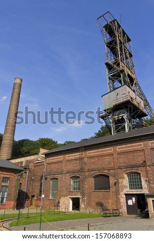 Abandoned coal mine in Ostrava, Czech republic, called Landek and which now serves as a museum.