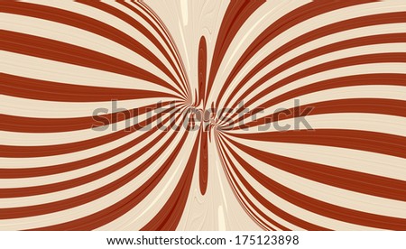 Abstract simple background made out of various red and creamy colored stripes balanced against each other