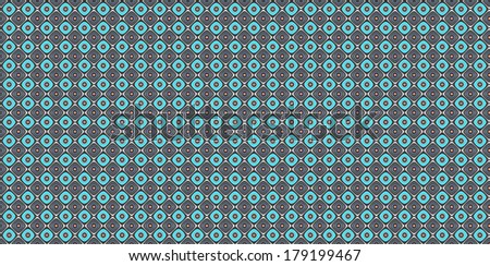 Light blue abstract fractal background in high resolution with a detailed simple geometric pattern consisting of a lattice of interconnected crosses, circles and squares