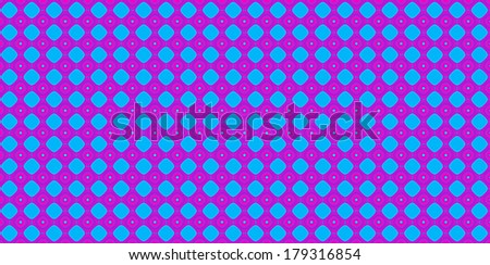Pink and blue abstract fractal background in high resolution with a detailed simple geometric pattern consisting of a lattice of diamond-like shapes and circles