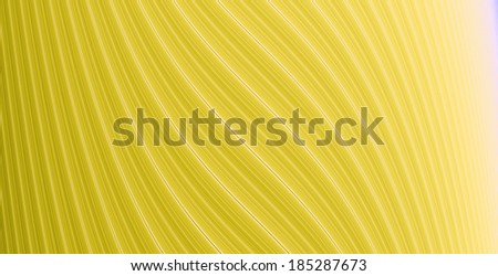 Abstract background with a detailed twisted wavy pattern spiraling around its central axis in high resolution in light yellow and white colors