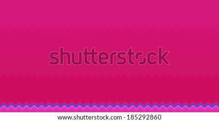 Simple pink background with a detailed purple wavy pattern at the bottom
