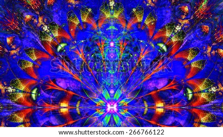 Beautiful abstract flower bouquet background in dark vivid glowing red,pink,yellow,purple,blue