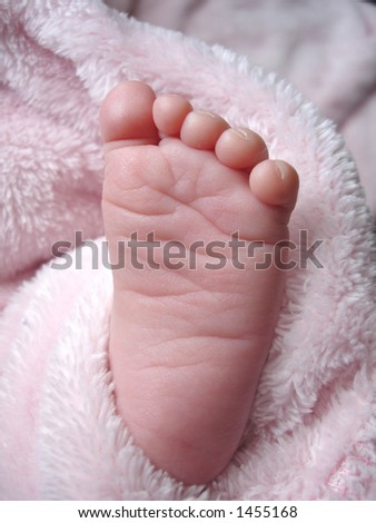 Little foot in pink