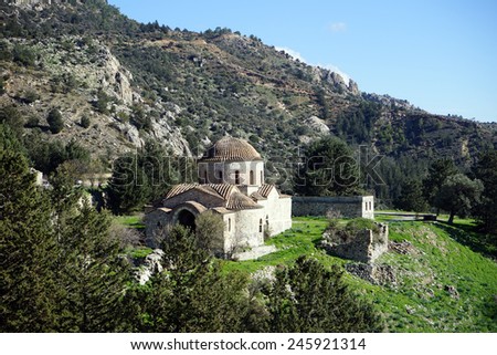 Old greek orthodox church near Nicosia, North Cyprus