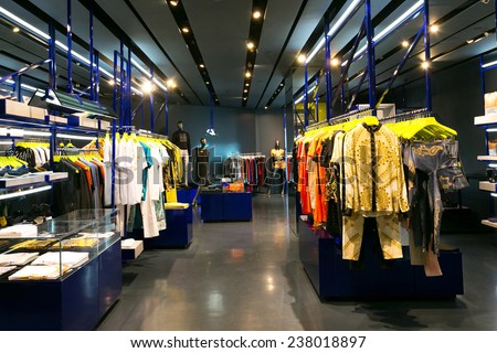 clothes shop interior