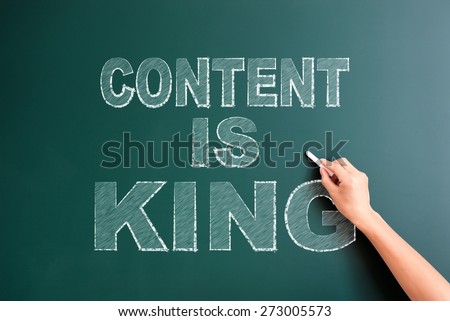 writing content is king on blackboard