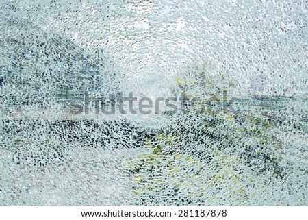 cracked windshield background