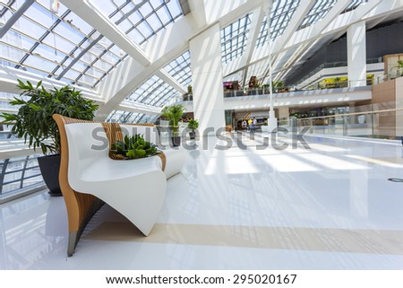 sofa and shopping mall interior