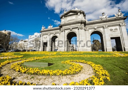 Similar – Image, Stock Photo Puerta de Alcala, Madrid, Spain at night.