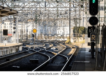 Similar – Foto Bild Bahnhof mit Kulturerbe-Potential