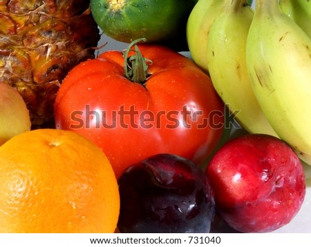 fruits and veggies,shallow dof