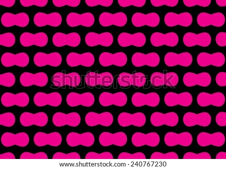 Black and Pink Modern Abstract Pattern