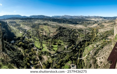 Similar – Image, Stock Photo Ronda Lanedscape in Andalusia, Spain