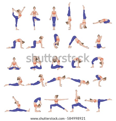 Yoga Poses Clipart | Free download on ClipArtMag