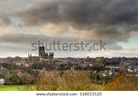 Durham Cathedral and Castle / The Durham City skyline is dominated by its medieval castle and cathedral both sitting high above the River Wear