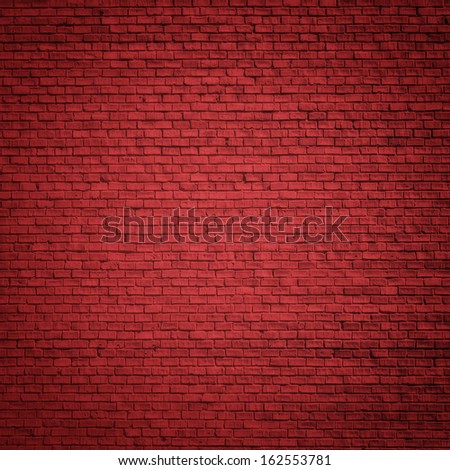 Brick red wall as christmas background