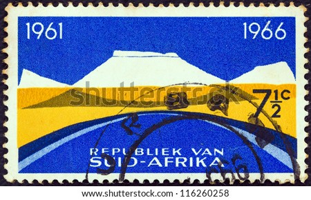 SOUTH AFRICA - CIRCA 1965: A stamp printed in South Africa from the \