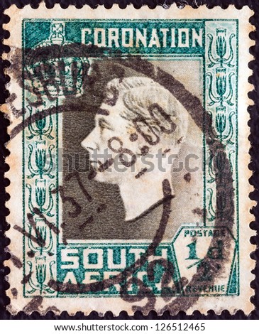 SOUTH AFRICA - CIRCA 1937: A stamp printed in South Africa from the \