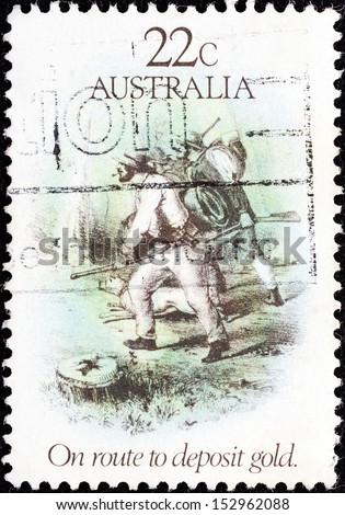 AUSTRALIA - CIRCA 1981: A stamp printed in Australia from the 