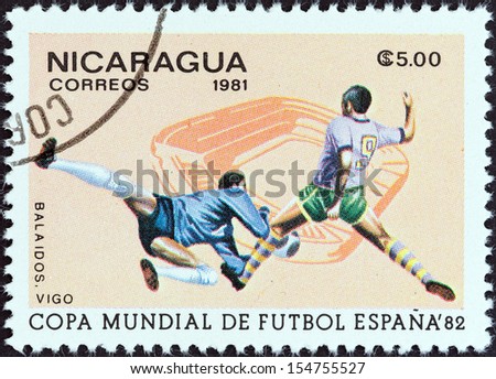 NICARAGUA - CIRCA 1981: A stamp printed in Nicaragua from the 