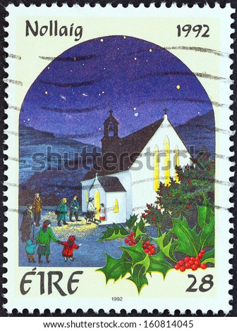 IRELAND - CIRCA 1992: A stamp printed in Ireland from the \